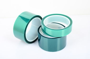 Zielona pojedyncza taśma silikonowa PET 0,06 mm 180 C Zabezpieczenie przed maskowaniem Odporność na ciepło