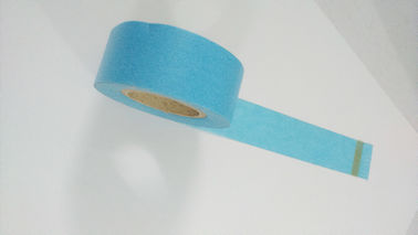Wodoodporna taśma maskująca w kolorze niebieskim z krepiny, stosowana w naprawie sufitu
